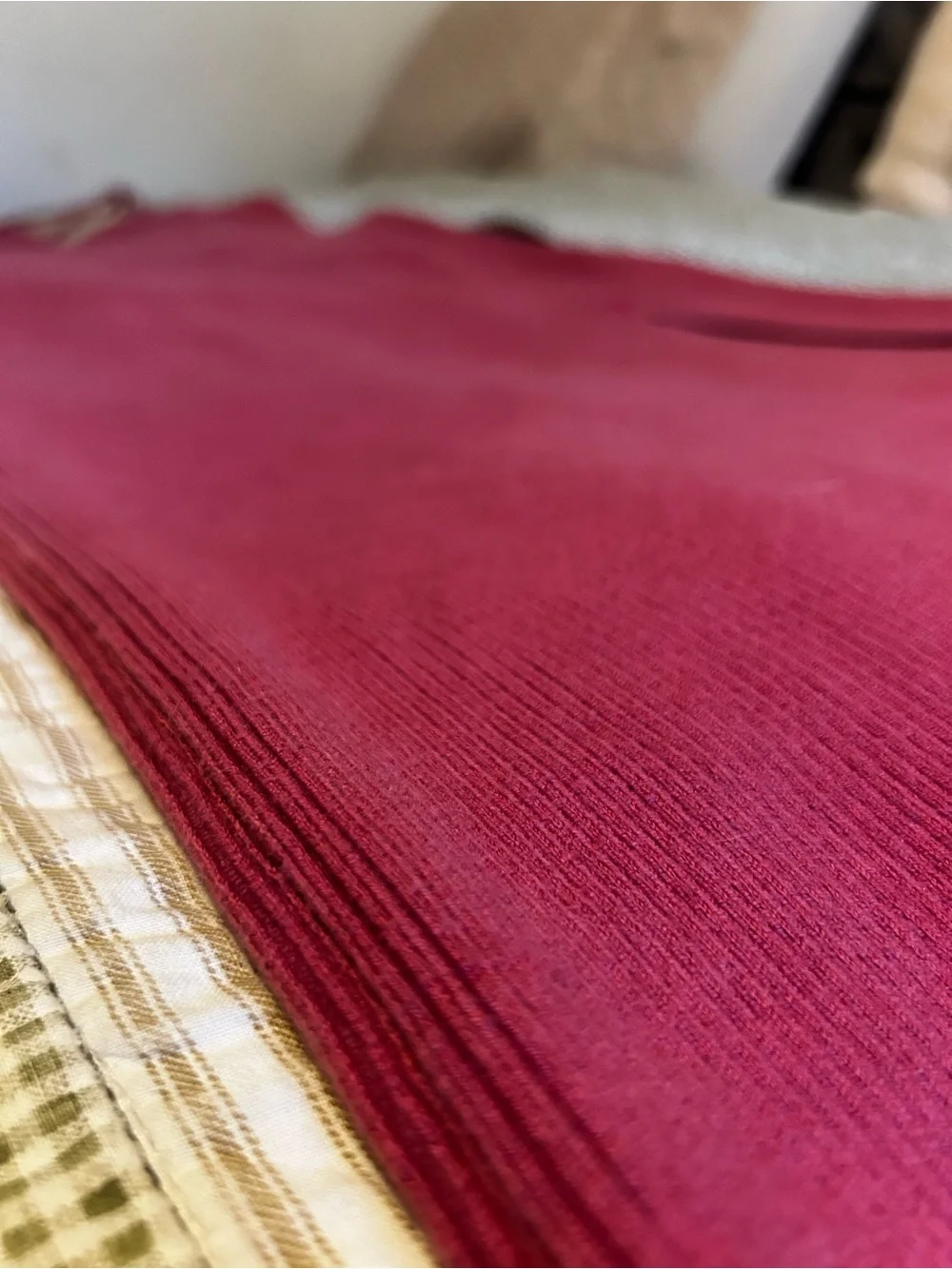 Abercrombie & Fitch Asymmetric Knit Maxi Dress